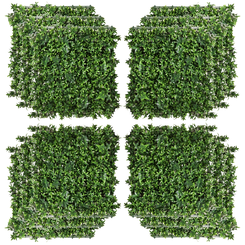 CRO Decor Green Artificial Grass Wall Panel Background for Indoor & Outdoor