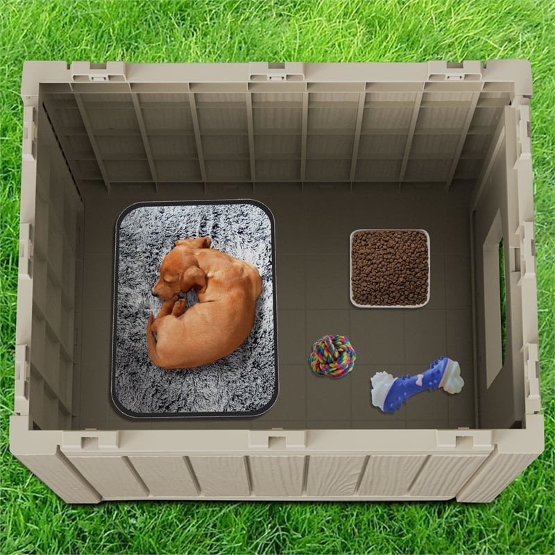 CRO Decor Outdoor Pet House Suitable for Small and Meium-sized Pets