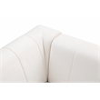 CRO Decor White Microfiber 4-Piece Living Room Sofa Set