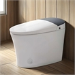PLUS Series White Smart Toilet with Ceramic Construction & Temperature Sensing