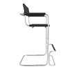 CRO Decor Stainless Steel Dining Chair Office Chair-Black