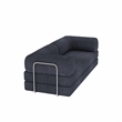 CRO Decor Blue Luxury Chenille Velvet Combination Floor Compressed Sofa