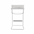 CRO Decor Stainless Steel Dining Chair Office Chair-White