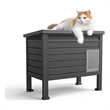 CRO Decor Resin Closed-type Cat House Cat Bed -blank