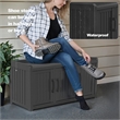 CRO Decor Resin Three-door Shoe Cabinet -Blank