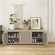 CRO Decor Resin Three-door Shoe Cabinet -Blank
