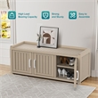 CRO Decor Resin Three-door Shoe Cabinet -Blank