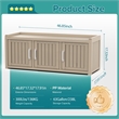 CRO Decor Resin Three-door Shoe Cabinet -Blank