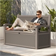CRO Decor Storage Seat with Textured Compartment