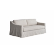 CRO Decor Fabric Upholstered Generous Seating Modern Living Room Sofa in White