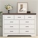 White/9-drawer