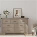Oak/7-drawer