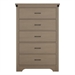 Oak/5-drawer