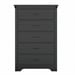 Black/5-drawer