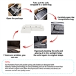 White L-shaped  Chenille free-install fully foam-filled Compressed sofa