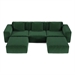 Green/3-seater & 2 foorest