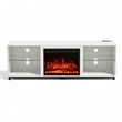 White TV Stand with 23