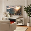 White TV Stand with 23