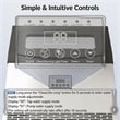 Silver Stainless Steel Commercial Ice Maker Machine 200 lbs Daily Production
