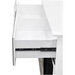 Best Master Manchester 3-Drawer Poplar Wood Bedroom Dresser in Zebra/White