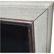 Best Master Emory Solid Wood and Glass Wall Vanity Mirror in Antique Cream