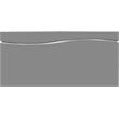 Best Master Leon Poplar Wood Cal King Platform Bed in Gray With Silver Base