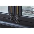 Polich Black and White Storage Curio Cabinet