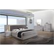 Naple Modern Dresser in Gray/Silver