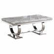 Lexington Rectangle Faux Marble Coffee Table