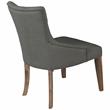 Zoey Gray Tufted Linen Dining Chairs (Set of 2)