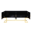 Vibrance Black Wood Modern Sideboard