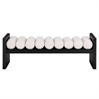 Magnus Black Wood Bedroom Big Bench