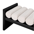 Magnus Black Wood Bedroom Big Bench