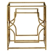 Shane Gold Stainless Steel Square Dining Table Base