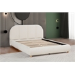 Best Master Furniture Ctasia Burlap Low Profile Bed Frame (Queen/ Ivory)