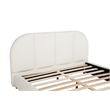 Best Master Furniture Ctasia Burlap Low Profile Bed Frame (Queen/ Ivory)