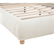 Best Master Furniture Ctasia Burlap Low Profile Bed Frame (Queen/ Ivory)