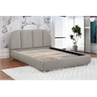 Best Master Furniture Ctasia Burlap Low Profile Bed Frame (Queen/ Light Tan)