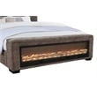 Best Master Furniture Umeria Modern Bed Frame (Eastern King/ Gray Chenille)