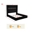 Best Master Furniture Uphoria Rabbit Velvet Bed Frame (California King/ Black)