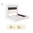 Best Master Furniture Uphoria Rabbit Velvet Bed Frame (California King/ Cream)