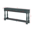 Best Master Furniture Delphina Rectangle Transitional Sofa Table (Deep Sea Dive)