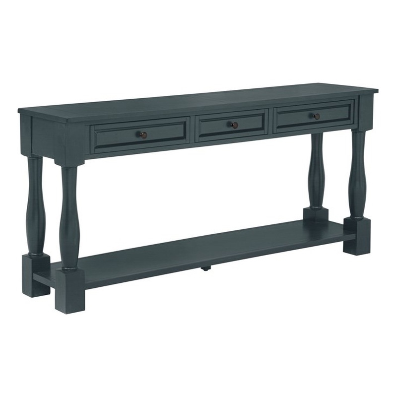 Best Master Furniture Delphina Rectangle Transitional Sofa Table (Deep Sea Dive)
