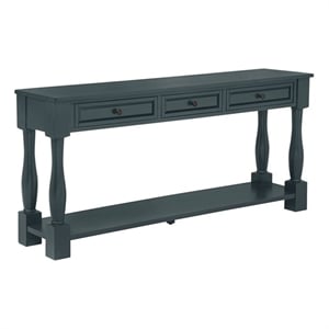 Best Master Furniture Delphina Rectangle Transitional Sofa Table (Deep Sea Dive)