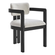 Best Master Furniture Tappelle Mid-Century Black Dining Arm Chair (Set of 2)