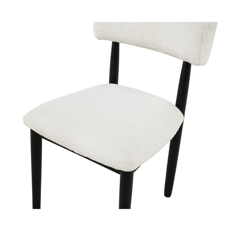 Best Master Furniture Yvetta Mid-Century Black Dining Chairs (Set of 2)