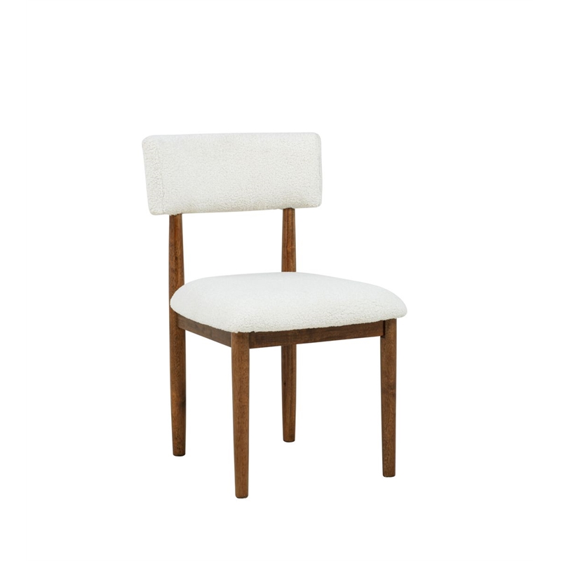Best Master Furniture Yvetta Mid-Century Light Oak Dining Chairs (Set of 2)