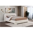 Best Master Furniture Avera Burlap Upholstered Bed Frame (Eastern King/Cream)