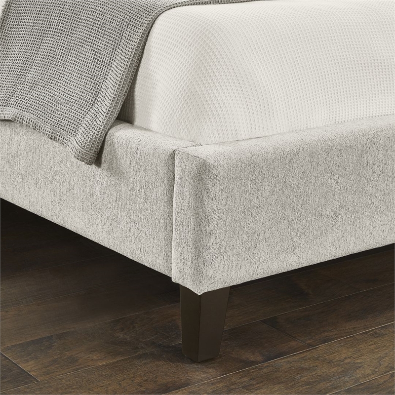 Best Master Furniture Talero Upholstered Bed Frame (Eastern King/ Wheat Beige)