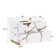 Best Master Furniture Trevello 5-Piece California King Bedroom Set (White/Gold)